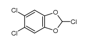 2,5,6-Trichlor-1,3-benzodioxo结构式