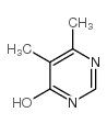 5,6-二甲基嘧啶-4-醇结构式