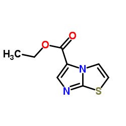 咪唑并[2,1-b]噻唑-5-羧酸乙酯结构式