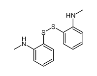 N-methyl-2-[[2-(methylamino)phenyl]disulfanyl]aniline结构式