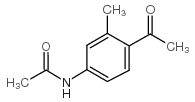 4'-乙酰氨基-2'-甲基苯乙酮结构式