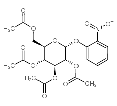 2'-nitrophenyl tetra-o-acetyl-a-d-glucopyranoside结构式