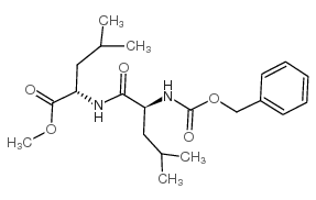 L-Leucine,N-[(phenylmethoxy)carbonyl]-L-leucyl-, methyl ester结构式