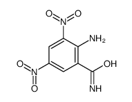 2-amino-3,5-dinitrobenzamide结构式