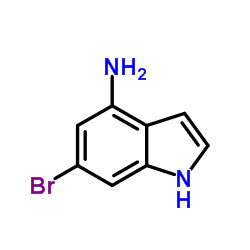 4-氨基-6-溴吲哚结构式