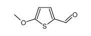 5-(甲氧基)噻吩-2-羧醛结构式