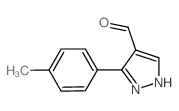 3-邻-甲苯基-1H-吡唑-4-甲醛结构式