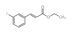 ETHYL 3?FLUOROCINNAMATE结构式
