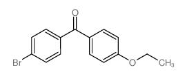 4-溴-4-乙氧基二苯甲酮结构式