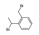 1-bromomethyl-2-(α-bromoethyl)benzene结构式