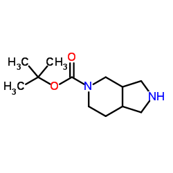 5-Boc-八氢吡咯并[3,4-c]吡啶结构式