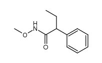 N-Methoxy-2-phenylbutanamide结构式