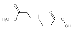 b-Alanine,N-(3-methoxy-3-oxopropyl)-, methyl ester结构式