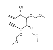 (3S,4R,5S,6R)-4,5,6-tris(methoxymethoxy)oct-1-en-7-yn-3-ol结构式