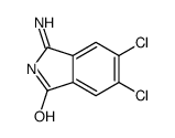 3-amino-5,6-dichloroisoindol-1-one结构式