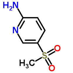 5-(甲基磺酰基)-2-吡啶胺结构式