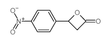 4-(4-nitrophenyl)oxetan-2-one结构式