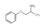 (2R)-1-phenoxypropan-2-amine结构式