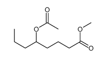 5-(Acetyloxy)octanoic acid methyl ester结构式
