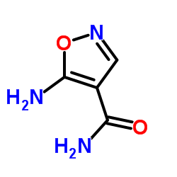 5-氨基-3-甲基-4-异恶唑甲酰胺结构式