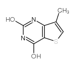 7-甲基噻吩并[3,2-D]嘧啶-2,4(1H,3H)-二酮结构式