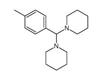 1-[(4-methylphenyl)-piperidin-1-ylmethyl]piperidine结构式