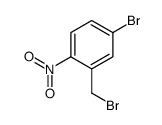 4-溴-2-(溴甲基)-1-硝基苯结构式