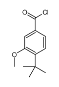 4-tert-butyl-3-methoxybenzoyl chloride结构式