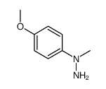 1-(4-methoxyphenyl)-1-methylhydrazine结构式