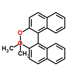 (R)-1,1′-二-2-萘二甲醚结构式
