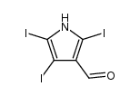 2,4,5-triiodo-3-formylpyrrole结构式