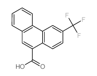 6-(trifluoromethyl)phenanthrene-9-carboxylic acid结构式