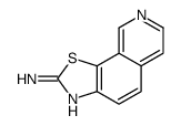 (9CI)-噻唑并[4,5-h]异喹啉-2-胺结构式