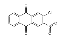 2-chloro-3-nitro-anthraquinone结构式