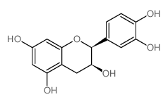(+)-表儿茶素结构式