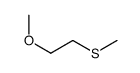 1-methoxy-2-methylsulfanylethane结构式