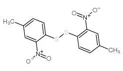 2-硝基对甲苯基二硫化物结构式