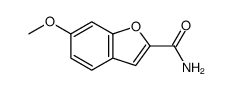 6-methoxy-1-benzofuran-2-carboxamide结构式