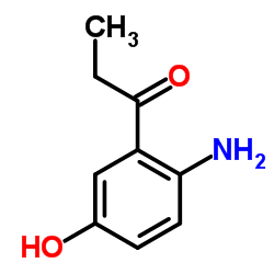 1-(2-Amino-5-hydroxyphenyl)-1-propanone结构式
