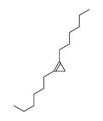 1,2-dihexylcyclopropene结构式
