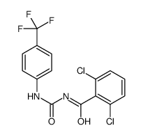 2,6-dichloro-N-[[4-(trifluoromethyl)phenyl]carbamoyl]benzamide结构式
