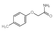 2-(4-methylphenoxy)acetamide结构式