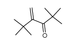 2-tert-butyl-4,4-dimethyl-pent-1-en-3-one结构式