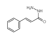 3-Phenyl-2-propenoic acid hydrazide结构式