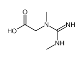 2-[methyl-(N'-methylcarbamimidoyl)amino]acetic acid结构式