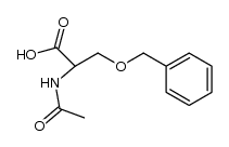 N-acetyl-O-benzyl-DL-serine结构式