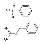 p-toluenesulphonic acid S-benzylisothiouronium salt结构式