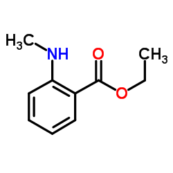 2-(甲基氨基)苯甲酸乙酯结构式