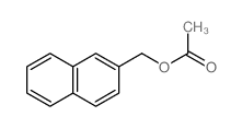 naphthalen-2-ylmethyl acetate结构式