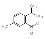 4-methyl-2-nitro-1-propan-2-yl-benzene结构式